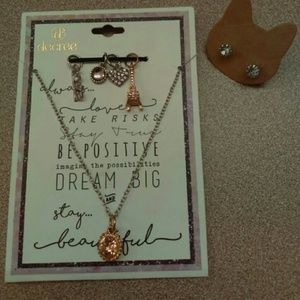 Paris charm necklace